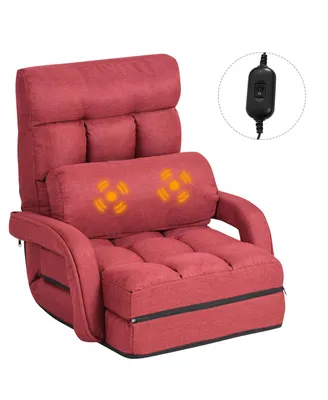 Folding Floor Single Sofa Recliner Chair Lounge Couch
