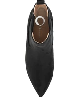 Journee Collection Women's Tenlee Pointed Toe Kitten Heel Dress Booties