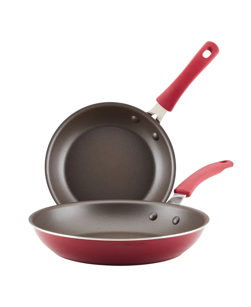 Rachael Ray Cook + Create Aluminum Nonstick Frying Pan Set, 2 Piece