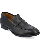 Thomas & Vine Men's Bishop Wide Width Apron Toe Penny Loafer Shoe