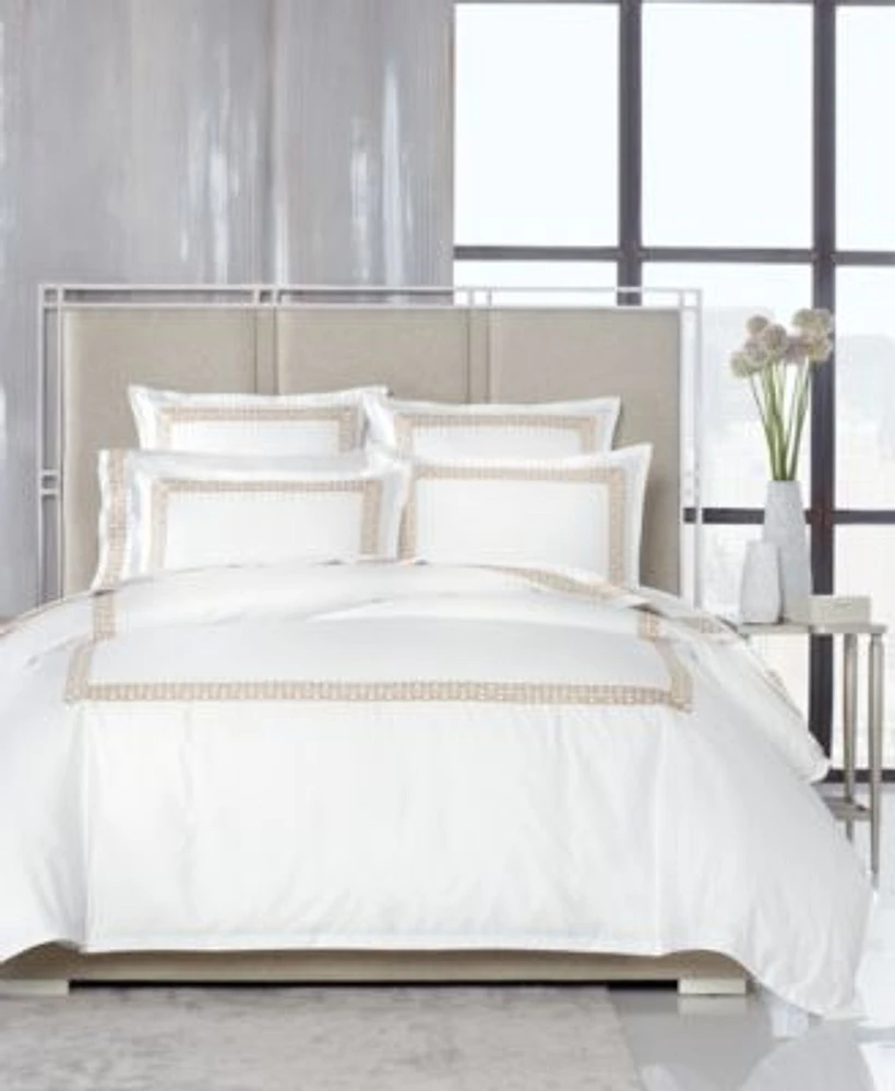 Hotel Collection Chain Links Embroidered 100 Pima Cotton Duvet Cover Sets Exclusively At Macys