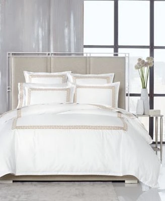 Hotel Collection Chain Links Embroidered 100 Pima Cotton Duvet Cover Sets Exclusively At Macys