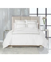 Hotel Collection Chain Links Embroidery 100% Pima Cotton Duvet Cover Set, Full/Queen, Exclusively at Macy's