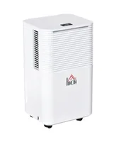 Homcom 4 Pt. Portable Electric Dehumidifier 1500 Sq. Ft., White, 25pt/D