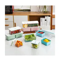 Stackable Produce Savers, Organizer Bins, Set of 3