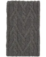 Michael Kors Men's Branches Mk Logo Cable Scarf