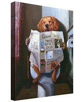 Empire Art Direct 'Dog Gone Funny' Graphic Art Print On Wrapped Canvas Wall Art, 20" x 16"