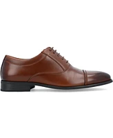 Vance Co. Men's Bradley Wide Tru Comfort Foam Lace-Up Cap Toe Oxford Dress Shoe