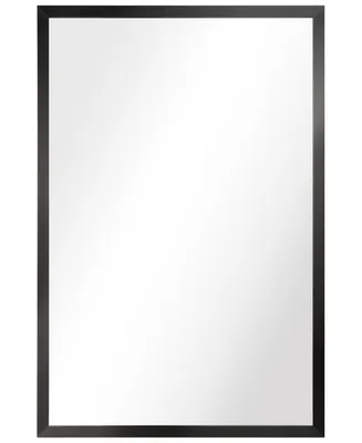 Empire Art Direct Contempo Brushed Stainless Steel Rectangular Wall Mirror, 24" 36