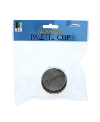 Art Alternatives Medium Stainless Steel Palette Cup - Silver