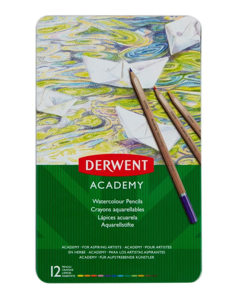 Derwent : Watercolor Pencil : Tin Set of 12