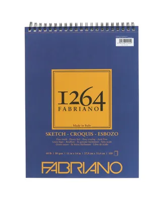 Fabriano 1264 Sketch Spiral Bound Pad, 11" x 14"