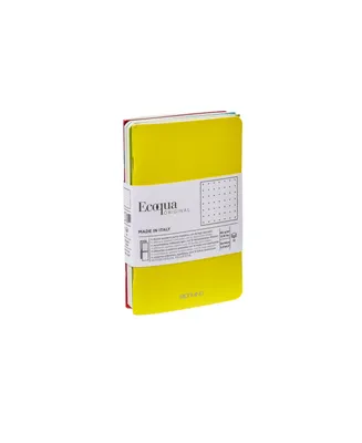 Fabriano Spring Colors Ecoqua Original Pocket Staple Bound Dot Notebook 4 Piece Sets