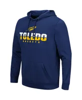 Men's Colosseum Navy Toledo Rockets Lantern Pullover Hoodie