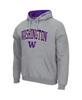 Colosseum Men's Washington Huskies Arch & Logo 3.0 Pullover Hoodie