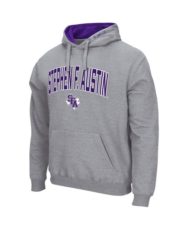 Colosseum Men's Stephen F Austin Lumberjacks Arch and Logo Pullover Hoodie