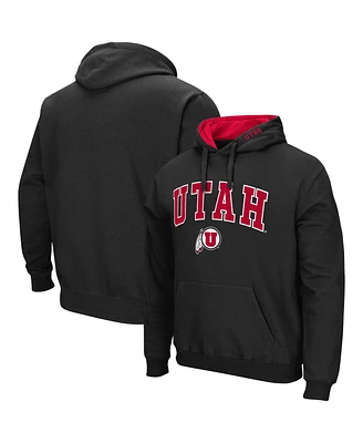 Colosseum Men's Utah Utes Arch and Logo Pullover Hoodie