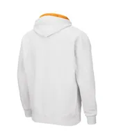Men's Colosseum White Tennessee Volunteers Arch and Logo 3.0 Full-Zip Hoodie