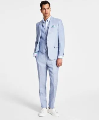 Bar Iii Mens Slim Fit Linen Suit Separates Created For Macys