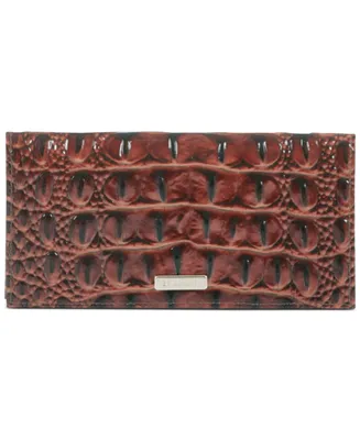 Brahmin Cordelia Checkbook Leather Wallet