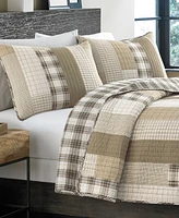 Eddie Bauer Fairview Saddle Reversible 3-Pc. Quilt Set, Full/Queen