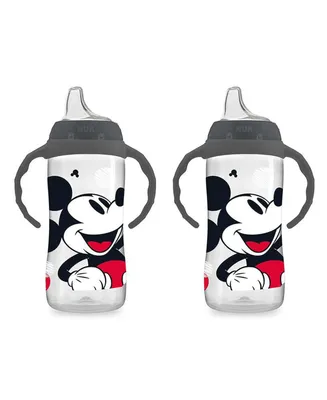Nuk Disney Large Learner Sippy Cup, Mickey Mouse, 10 Oz, 2 Pack