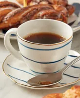 Lenox Blue Bay Set/4 Assorted Espresso Cup and Saucer