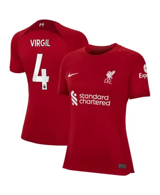 Women's Nike Virgil Van Dijk Red Liverpool 2022/23 Home Replica Player Jersey