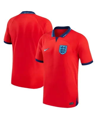 Big Boys Nike Red England National Team 2022/23 Away Breathe Stadium Replica Blank Jersey