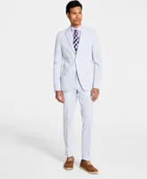 Tommy Hilfiger Mens Modern Fit Thflex Seersucker Suit Separates