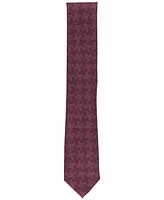 Alfani Men's Crest Geometric-Print Slim Tie, Created for Macy's