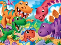 Masterpieces Googly Eyes - Dinosaurs 48 Piece Jigsaw Puzzle for kids