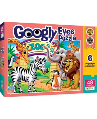 Masterpieces Googly Eyes - Zoo Animals 48 Piece Jigsaw Puzzle