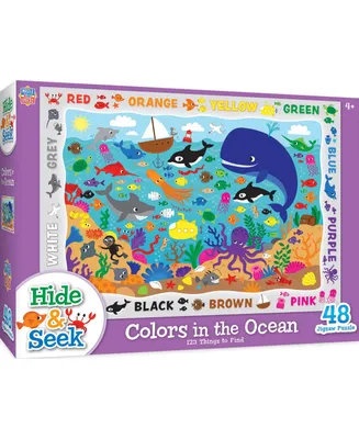 Masterpieces Hide & Seek - Colors in the Ocean 48 Piece Jigsaw Puzzle