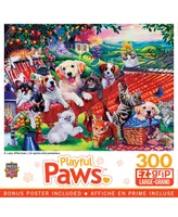 Masterpieces Playful Paws - A Lazy Afternoon 300 Piece Ez Grip Puzzle