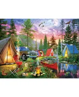 Masterpieces Campside - Moonlight Camping 300 Piece Ez Grip Puzzle