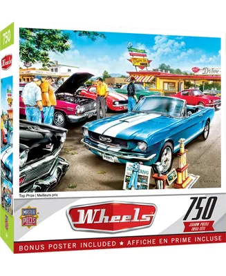 Masterpieces Wheels - Top Prize 750 Piece Jigsaw Puzzle for Adults
