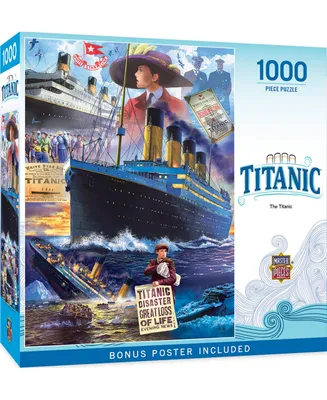 Masterpieces Titanic Collage - 1000 Piece Jigsaw Puzzle for Adults