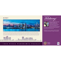 Masterpieces Detroit 1000 Piece Panoramic Jigsaw Puzzle for Adults