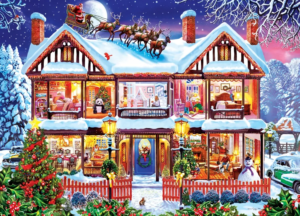 Masterpieces Season's Greetings - Home for the Holidays 1000 Piece Puzzle