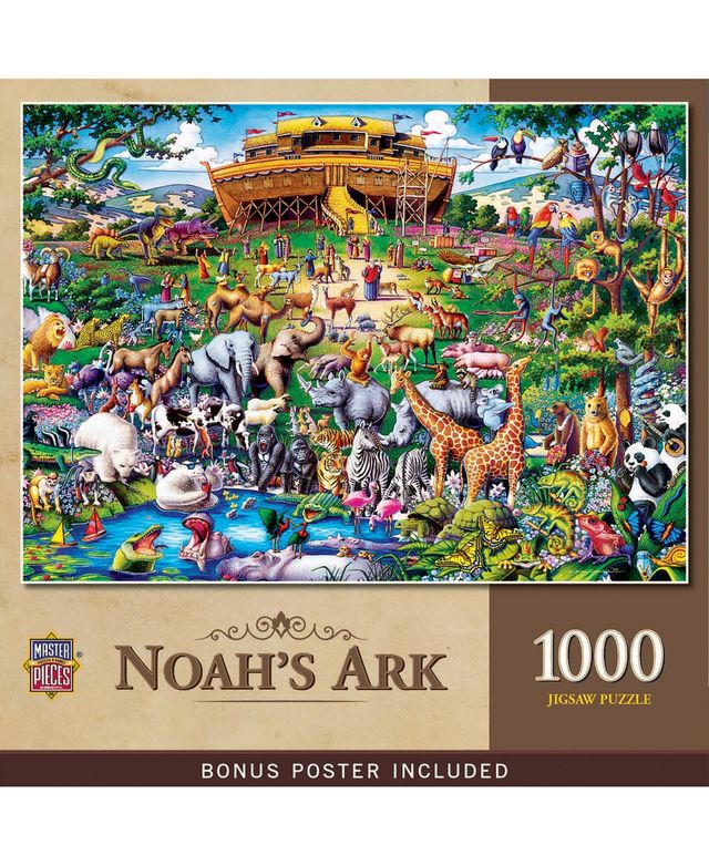 Masterpieces Noah's Ark - 1000 Piece Jigsaw Puzzle for Adults