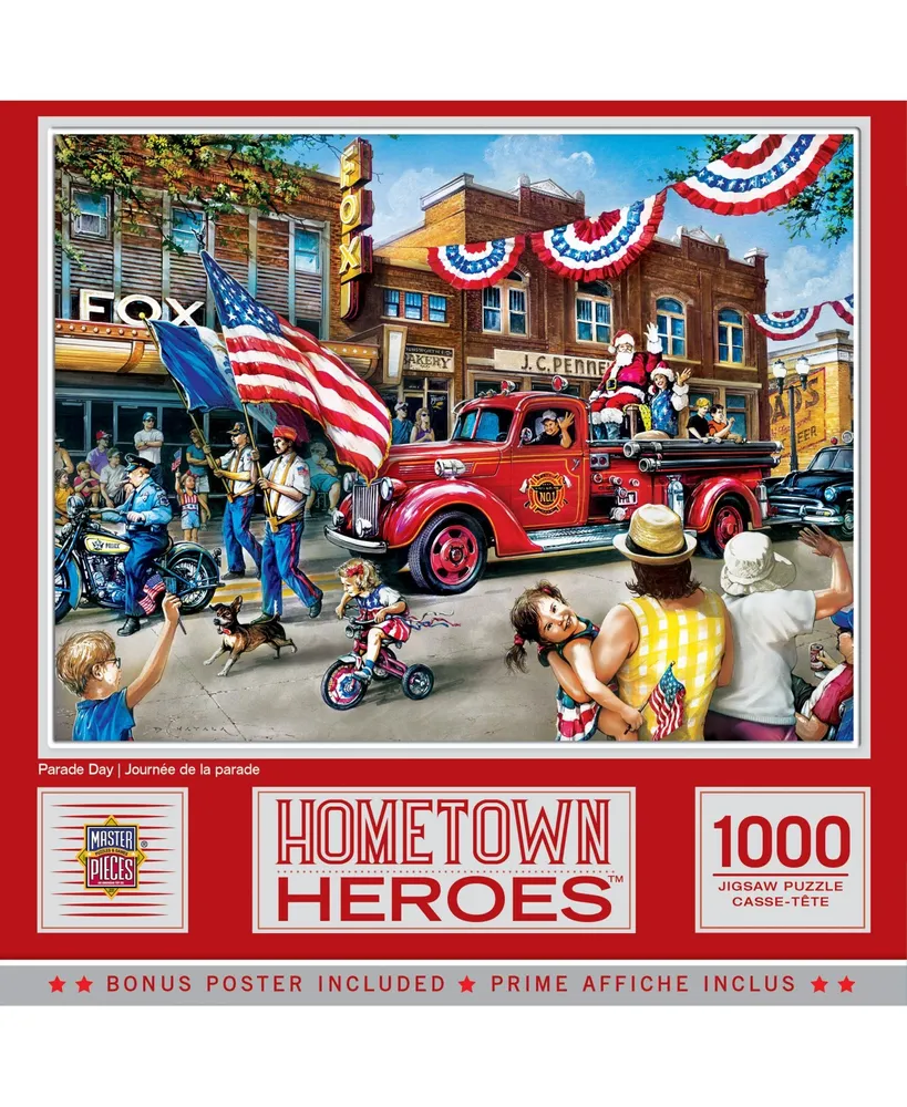 Masterpieces Hometown Heroes - Parade Day 1000 Piece Jigsaw Puzzle