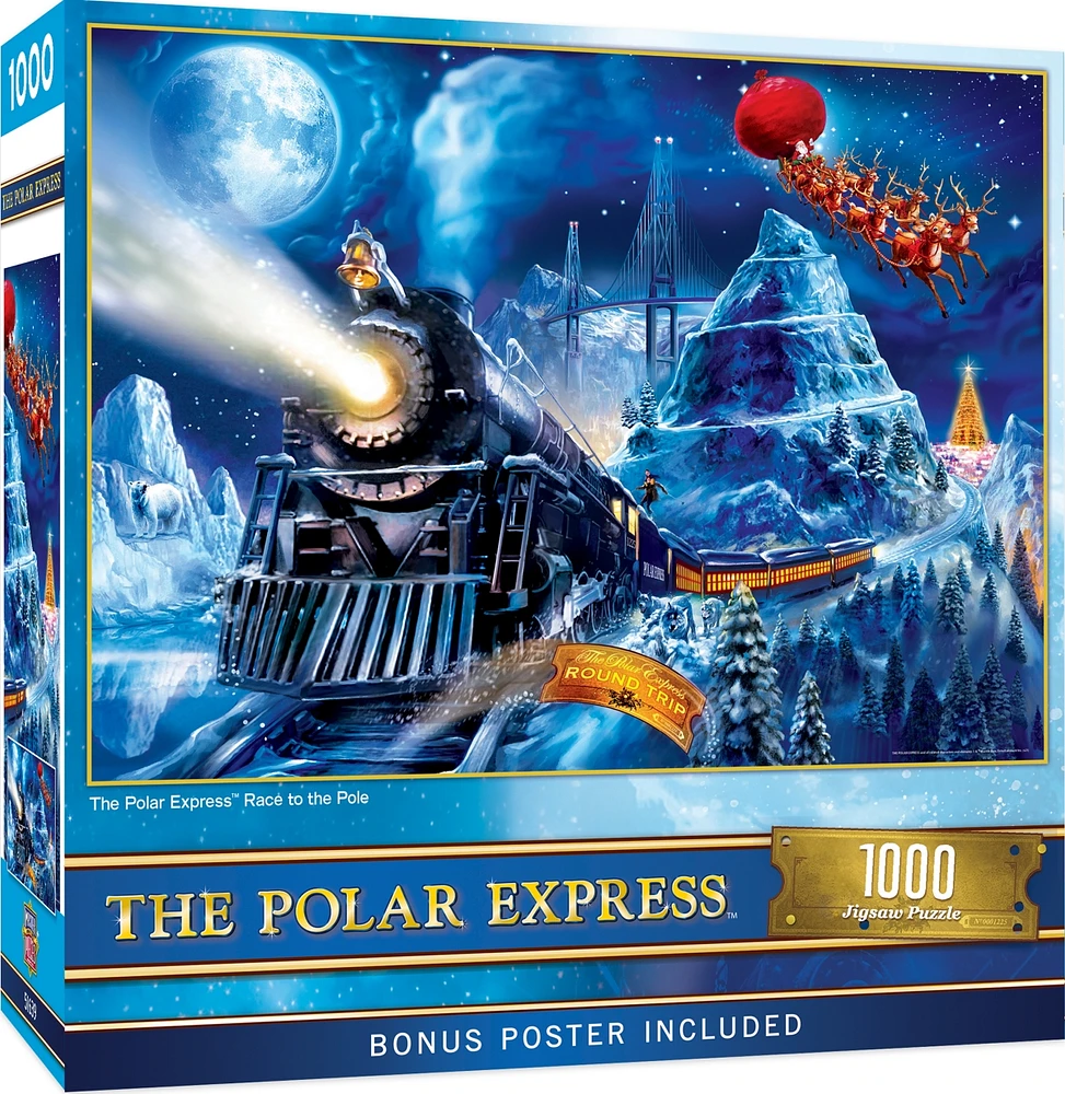Masterpieces The Polar Express - Race to the Pole 1000 Piece Puzzle
