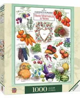 Masterpieces Fruits, Vegetables, & Herbs 1000 Piece Puzzle for Adults