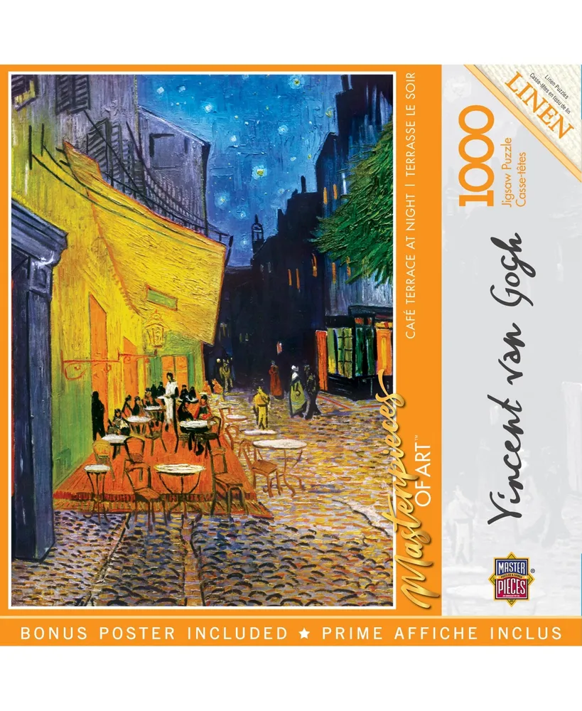 Masterpieces of Art - Cafe Terrace at Night 1000 Piece Puzzle