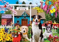 Masterpieces Wild & Whimsical - Dog's Country Resort 1000 Piece Puzzle