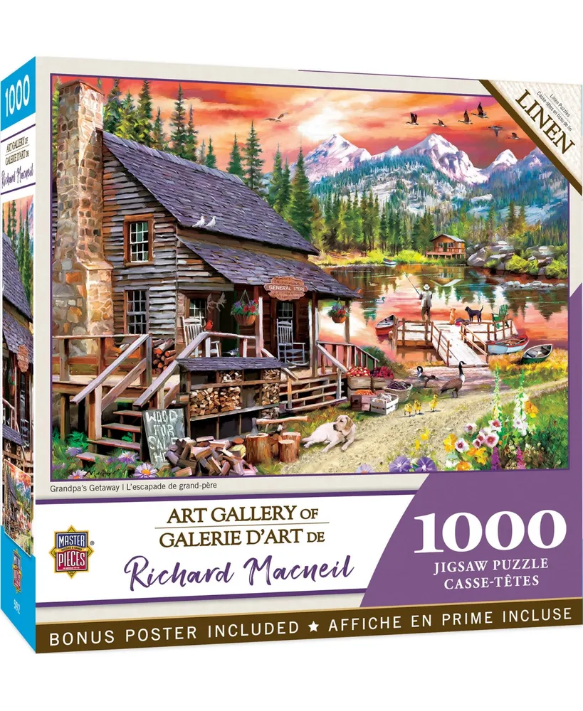 Masterpieces Art Gallery - Grandpa's Getaway 1000 Piece Jigsaw Puzzle