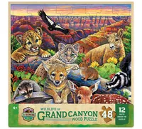 Masterpieces Jr. Ranger - Wildlife of the Grand Canyon 48 Piece Wood Puzzle