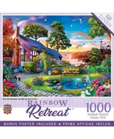 Masterpieces Retreats - Rainbow 1000 Piece Jigsaw Puzzle for Adults