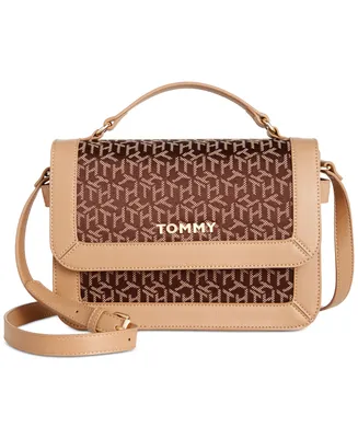 Tommy Hilfiger Lucia Logo Top Handle Crossbody